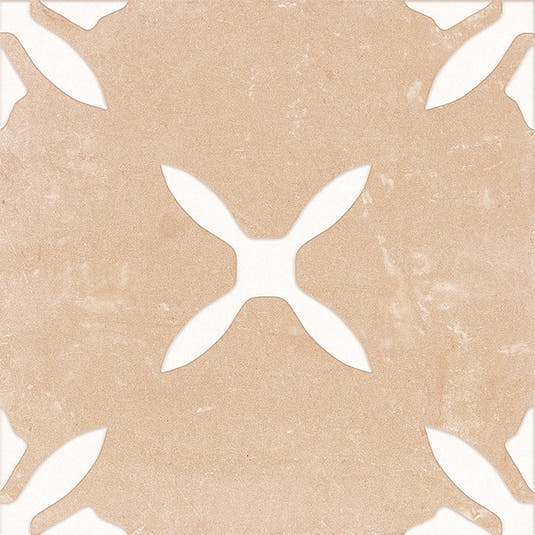 San Clemente Terracotta Flower 8.78 x 8.78 Porcelain Tile | Tile Club