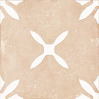 San Clemente Terracotta Flower 8.78 x 8.78 Porcelain Tile | Tile Club