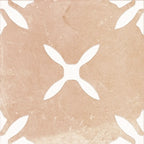 San Clemente Terracotta Flower 8.78 x 8.78 Porcelain Tile | Tile Club