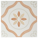 San Clemente Terracotta Petals 8.78 x 8.78 Porcelain Tile | Tile Club