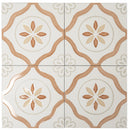 San Clemente Terracotta Petals 8.78 x 8.78 Porcelain Tile | Tile Club