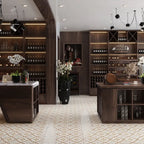 San Clemente Terracotta Petals 8.78 x 8.78 Porcelain Tile | Tile Club