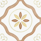 San Clemente Terracotta Petals 8.78 x 8.78 Porcelain Tile | Tile Club