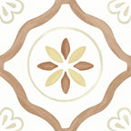 San Clemente Terracotta Petals 8.78 x 8.78 Porcelain Tile | Tile Club
