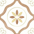 San Clemente Terracotta Petals 8.78 x 8.78 Porcelain Tile | Tile Club