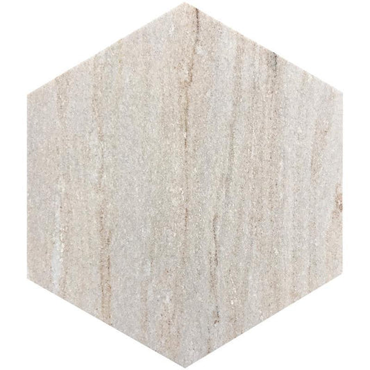  Sand Valley 10" Honed Hexagon Tile | Tile Club |  3/8"