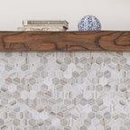 Sand Valley Honed Hexagon Mosaic Tile 2" | Tile Club