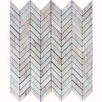 Sand Valley Herringbone Marble Mosaic Tile