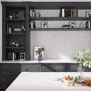 Sand Valley & Thassos Basket Weave Mosaic Tile | Tile Club