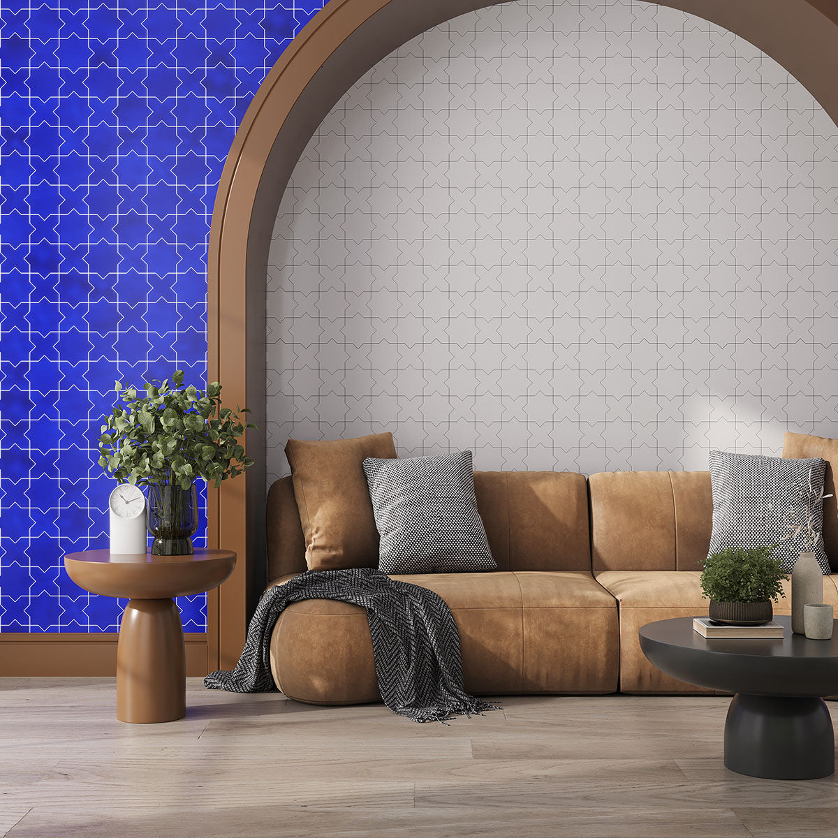 Santa Barbara Royal Blue Star Ceramic Tile | Tile Club