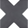 Santa Barbara Black Cross Ceramic Tile