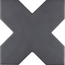 Santa Barbara Black Cross Ceramic Tile | Tile Club