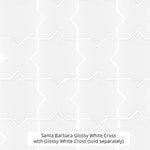 Santa Barbara Glossy White Star