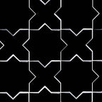 Santa Barbara Obsidian Black Cross