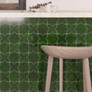Santa Barbara Emerald Green Cross