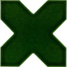 Santa Barbara Emerald Green Cross Ceramic Tile