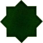 Santa Barbara Emerald Green Star Ceramic Tile