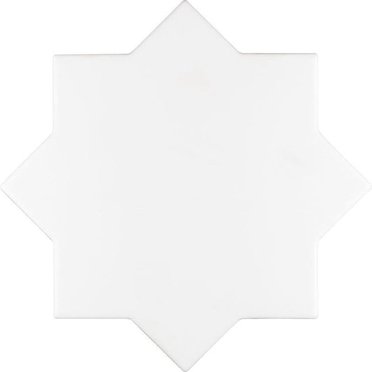Santa Barbara Glossy White Star