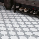 Santa Barbara Smoke Gray Cross Ceramic Tile | Tile Club