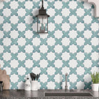 Santa Barbara Matte White Star Ceramic Tile | Tile Club