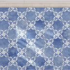 Santa Barbara Sky Blue Decorative Cross | Tile Club