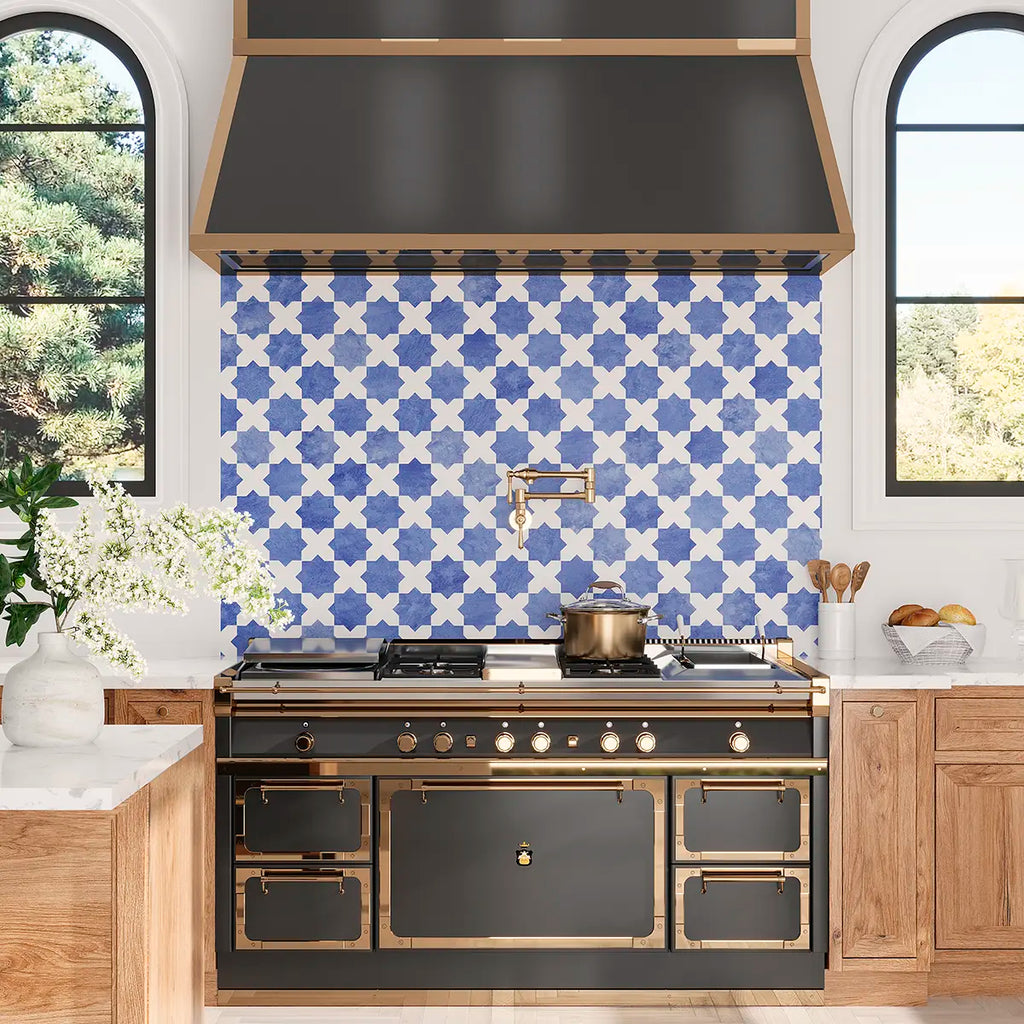 Santa Barbara Matte White Cross Ceramic Tile | Tile Club