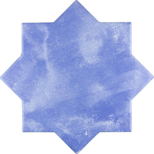 Santa Barbara Sky Blue Star Ceramic Tile