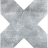 Santa Barbara Smoke Gray Cross Ceramic Tile