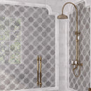 Santa Barbara Smoke Gray Decorative Cross | Tile Club