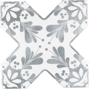Santa Barbara Smoke Gray Decorative Cross Sample