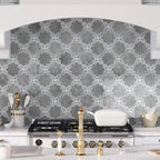 Santa Barbara Smoke Gray Decorative Cross | Tile Club