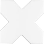 Santa Barbara Matte White Cross Sample