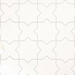 Santa Barbara White Star and Cross Ceramic Tiles 