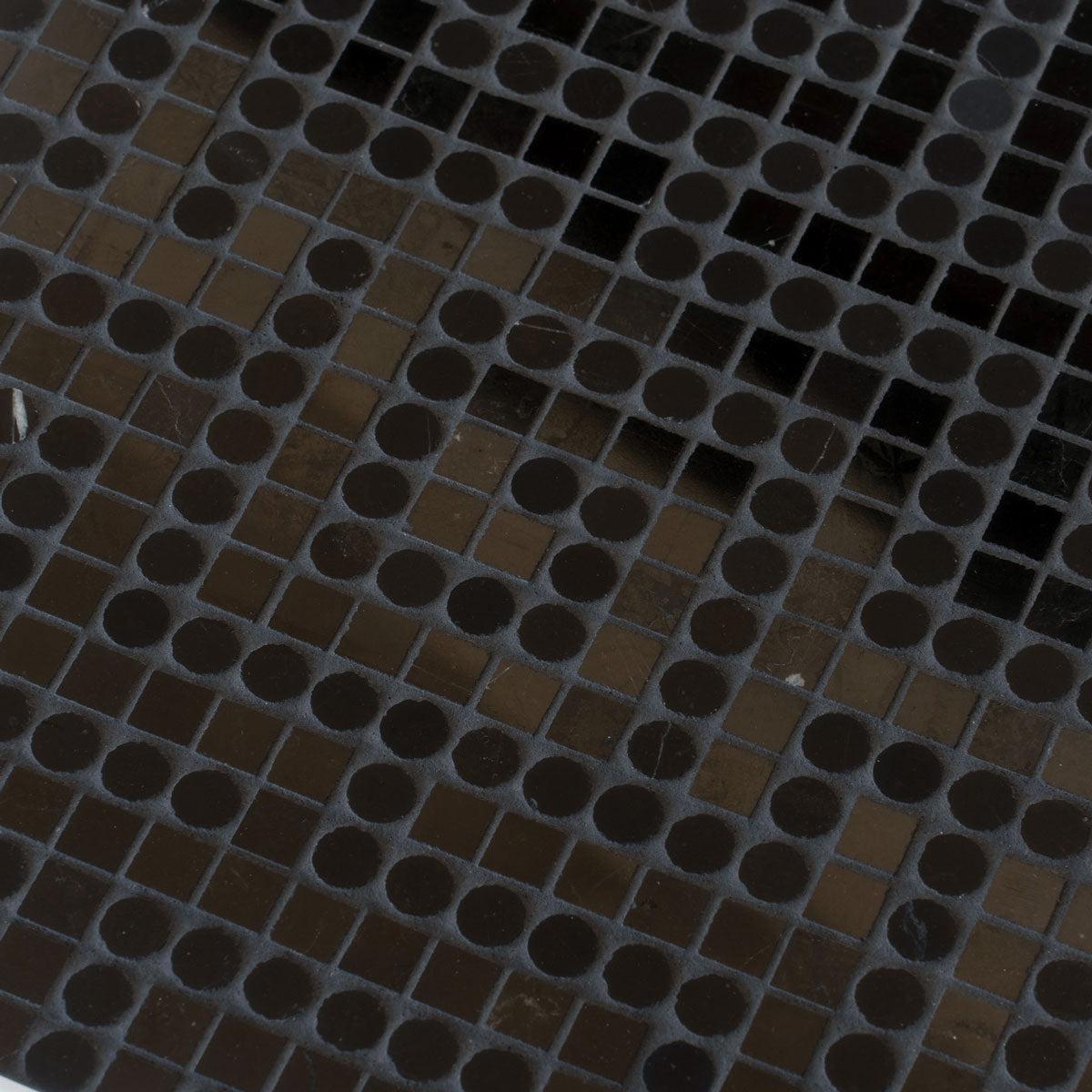 Santorini Black Key Marble Mosaic Tile | Tile Club