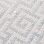 Santorini Blue Key Marble Mosaic Tile | Tile Club