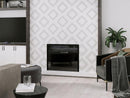 Santorini Geometric White Marble Mosaic Tile | Tile Club