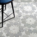Santorini Gray & White Floral