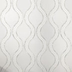 Santorini White Waves Marble Mosaic Tile