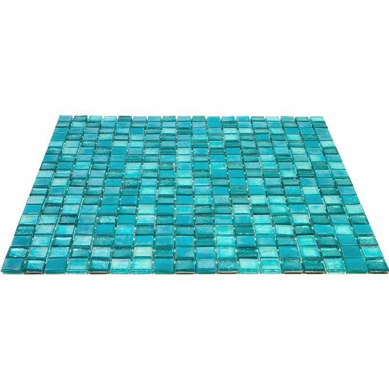 Sea Foam Mixed Squares Glass Tile | Tile Club