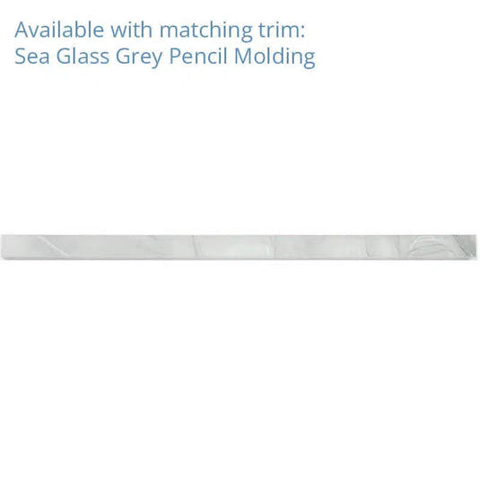 Sea Glass Louvre Grey Mosaic Tile | Tile Club