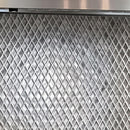 Silver Diamond Glass Mosaic Tile kitchen backsplash close-up
