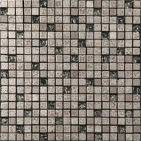 12" x 12" Silver Pharaoh Mosaic Tile | Tile Club | Swimming Pool Ideas