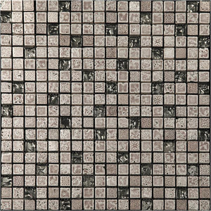 Silver Pharaoh Mosaic Tile Sample
