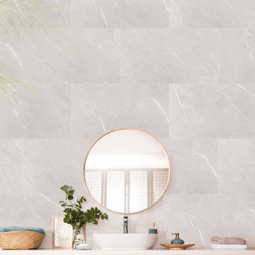 SlimTile Laredo Polished Marble Waterproof Wall Cladding | Tile Club