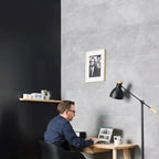 SlimTile Lincoln Concrete Waterproof Wall Cladding | Tile Club