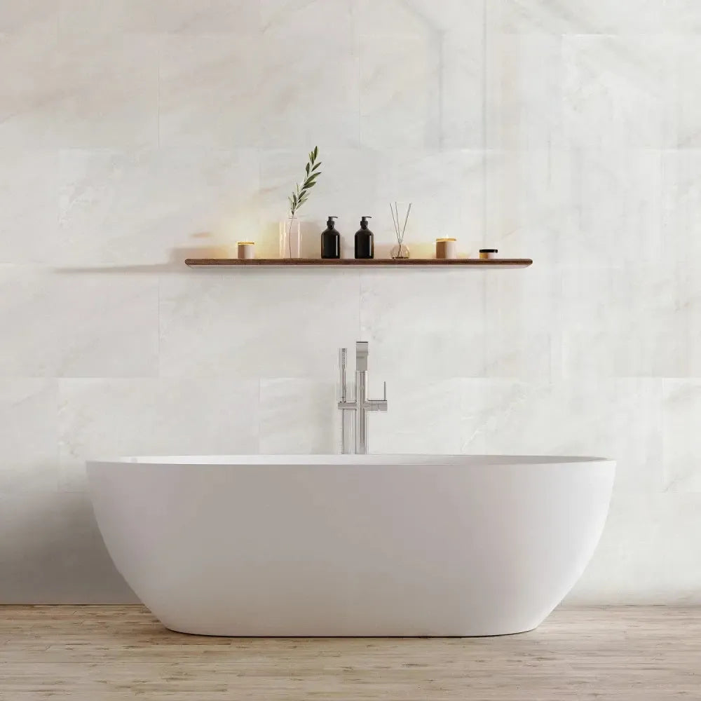 SlimTile Portland Polished Marble Waterproof Wall Cladding | Tile Club