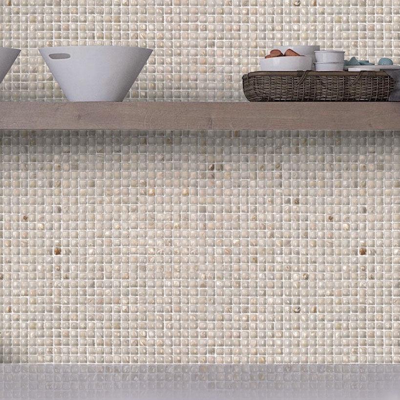 Small Pillow Mother Of Pearl Mosaic Tile | Tile Club