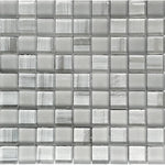 snow white mosaic tile
