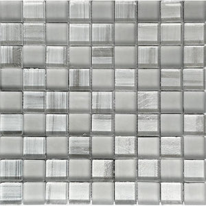 snow white mosaic tile