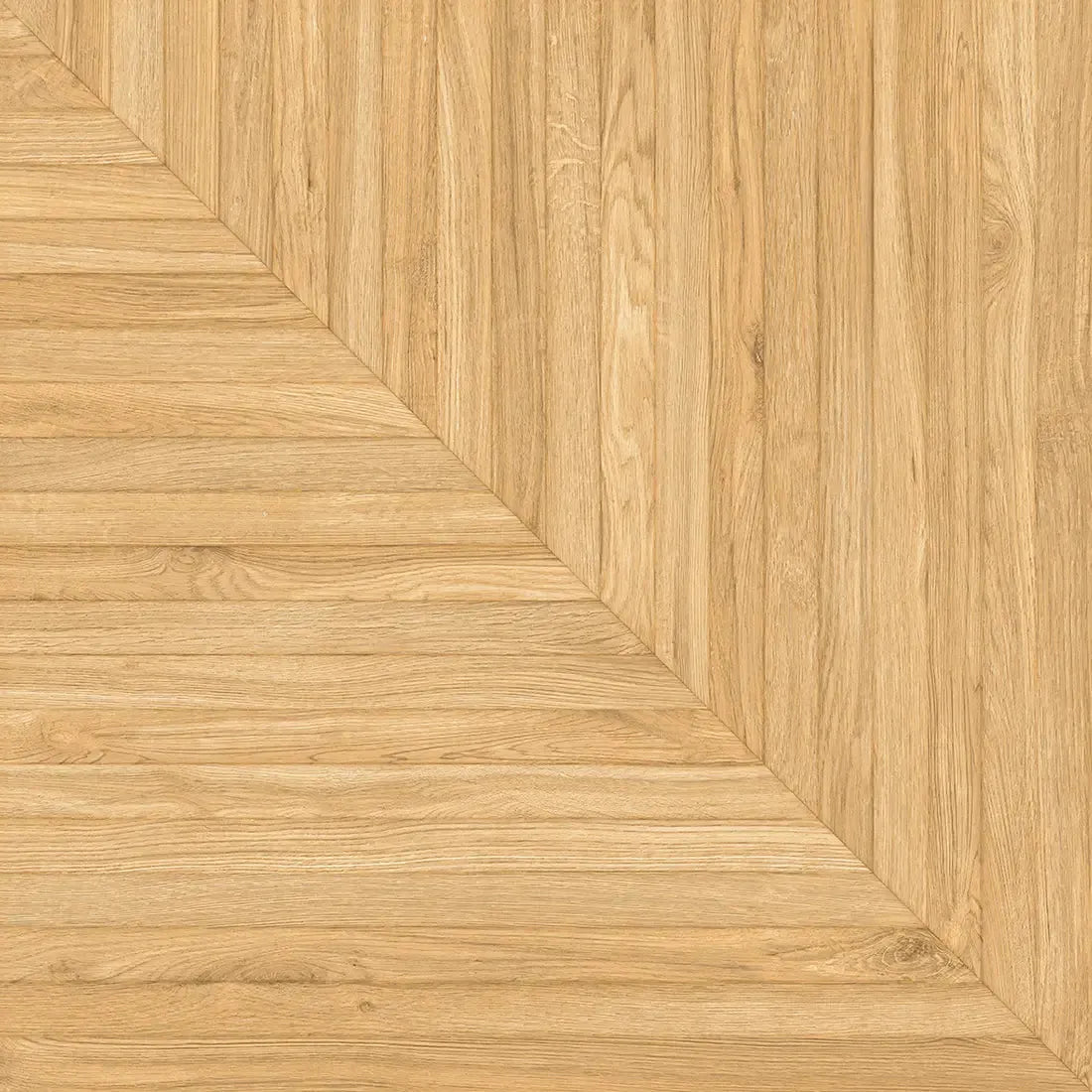 Solstrand Honey Oak Geometric Parquet Tile 40X40 | Tile Club